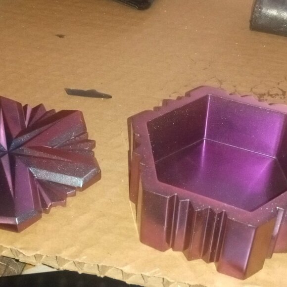 Handmade Snowflake Trinket Jewelry Box - Picture 6 of 7